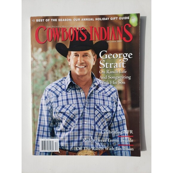 Bundle Of 2 Cowboys & Indians Magazines Featuring George Strait 2009 & 2013 - Picture 3 of 14